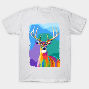 Deer Wpap Art T-Shirt